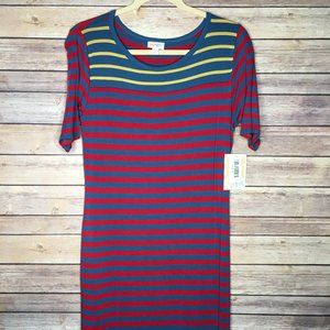 LulaRoe (1.0) Medium Julia Striped Print - BNWT